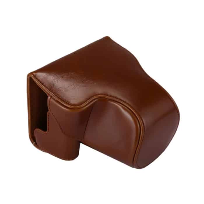 Ganzkörper-Kameratasche aus PU-Leder mit Trageriemen für Canon EOS M6, For  EOS M6, Fo EOS M6, For EOS M6(15-45mm) – Bild 2