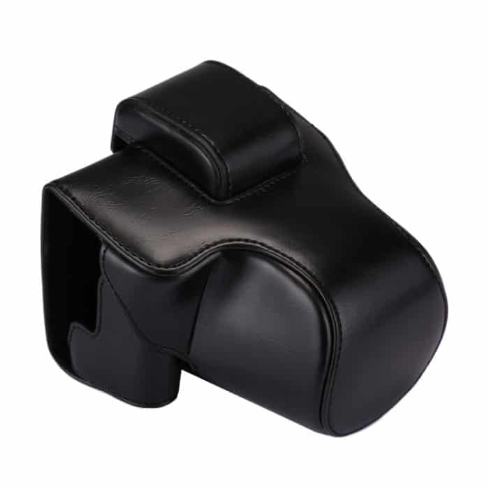 Ganzkörperkamera-PU-Ledertasche mit Riemen für Canon EOS M5, For EOS M5 – Bild 2