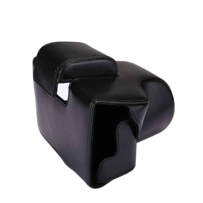 Ganzkörperkamera-PU-Ledertasche mit Riemen für Canon EOS M5, For EOS M5 – Bild 3