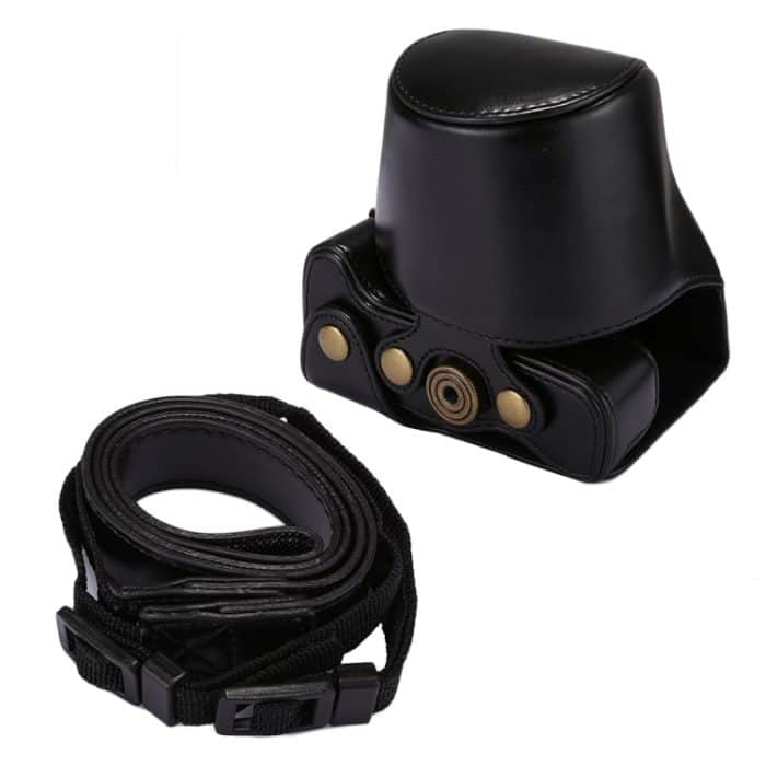 Ganzkörperkamera-PU-Ledertasche mit Riemen für Canon EOS M5, For EOS M5 – Bild 5