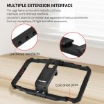 YELANGU LW-B01A01 Vlogging Live Broadcast LED Selfie Light Mic Smartphone Video Rig Handles Stabilizer Kits – Bild 6