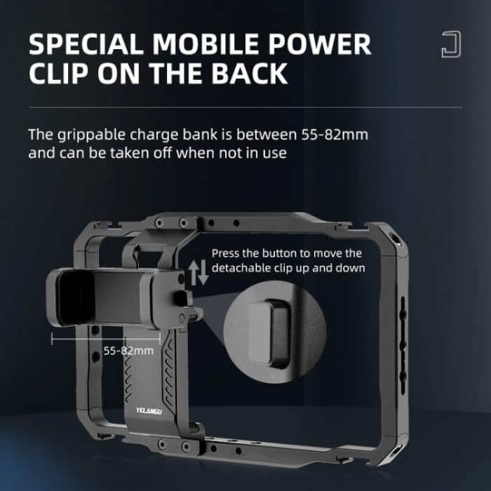 YELANGU LW-B01-4 Power Bank Klemmhalterung für LW-B01 Cage – Bild 3
