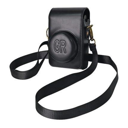 Ganzkörper-Kameratasche aus PU-Leder mit Trageriemen für Ricoh GR / GRII / GRIII, Casio ZR1200 / ZR1500/ ZR2000/ ZR3500, ZR3600 / ZR3700 / ZR5500