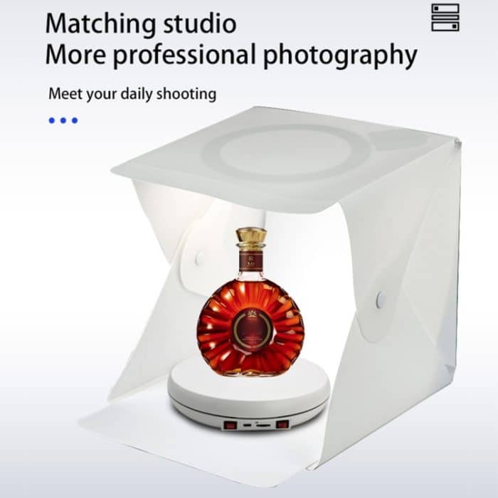 25 cm LED-Licht, elektrisch drehbarer Präsentationsständer, Drehteller – Bild 6