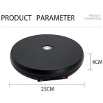 25 cm LED-Licht, elektrisch drehbarer Präsentationsständer, Drehteller – Bild 7