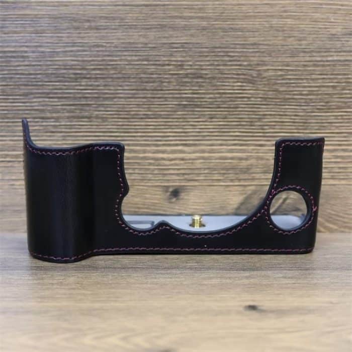 Für FUJIFILM X-T5 1/4 Zoll Gewinde PU-Leder Kamera Halbgehäuse Basis, For FUJIFILM X-T5 – Bild 2