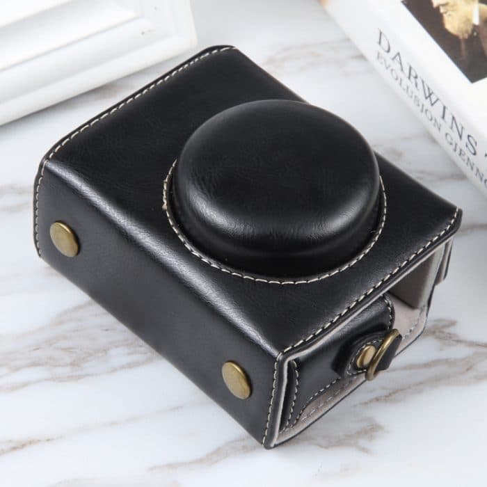 Für Sony ZV-1F Vlog-Kamera, Ganzkörper-Kameratasche aus magnetischem Leder mit Riemen, For Sony ZV-1F with Magnetic – Bild 2