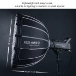 FEELWORLD FSP60 60 cm Parabol-Softbox-Schnellverschluss-Diffusor mit Bowens-Halterung, FSP60 60cm – Bild 7