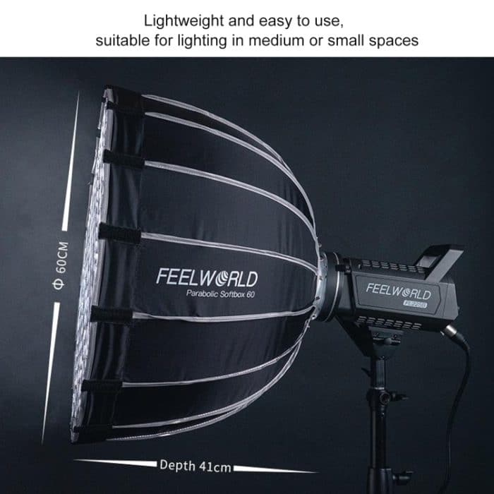 FEELWORLD FSP60 60 cm Parabol-Softbox-Schnellverschluss-Diffusor mit Bowens-Halterung, FSP60 60cm – Bild 7