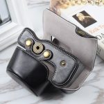 Für Nikon Z50 / Z30 Kamera Ganzkörper-Kameratasche aus magnetischem Leder mit Riemen – Bild 3