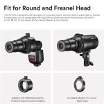 Godox AK-R25 quadratischer Blitzkopf-Adapterhalter für AK-R21 Projektionsaufsatz, AK-R25 – Bild 4