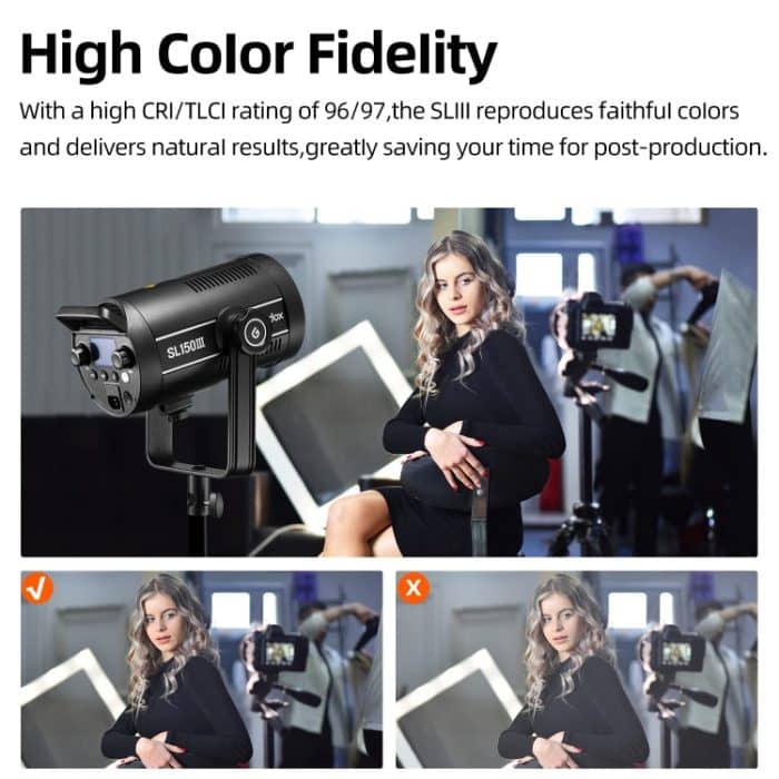 Godox SL150III 160W LED-Licht 5600K Tageslicht-Videoblitzlicht, SL150III – Bild 6