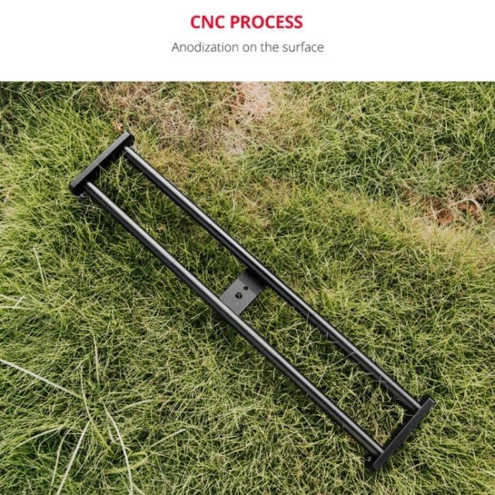 YELANGU YLG0119A 60 cm Spleiß-Gleitschienenschiene + Trolley-Schienenschnalle für Spiegelreflexkameras/Videokameras, 60cm Rail Track + Rail Buckle – Bild 5