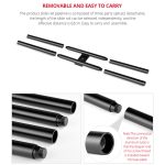 YELANGU YLG0119A 60 cm Spleiß-Gleitschienenschiene + Trolley-Schienenschnalle für Spiegelreflexkameras/Videokameras, 60cm Rail Track + Rail Buckle – Bild 7