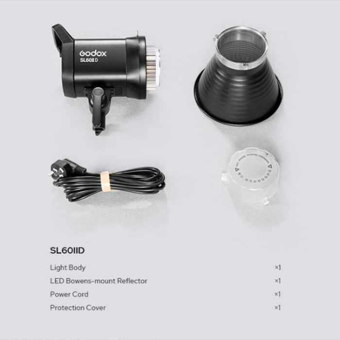 Godox SL60IID 70W 5600K Tageslicht-ausgeglichenes LED-Videolicht, SL60IID – Bild 9