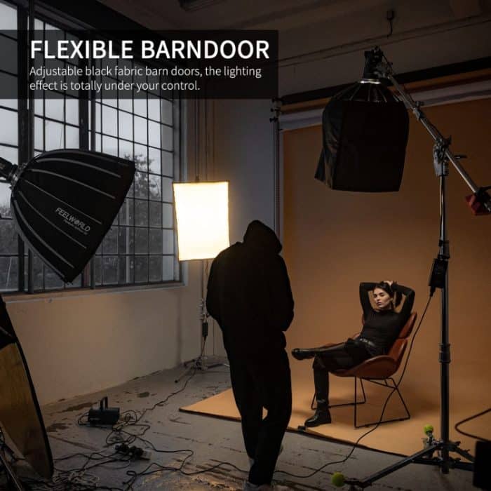 FEELWORLD FSL65 65 cm Laterne Softbox Schnellverschluss-Diffusor mit Bowens-Halterung – Bild 7