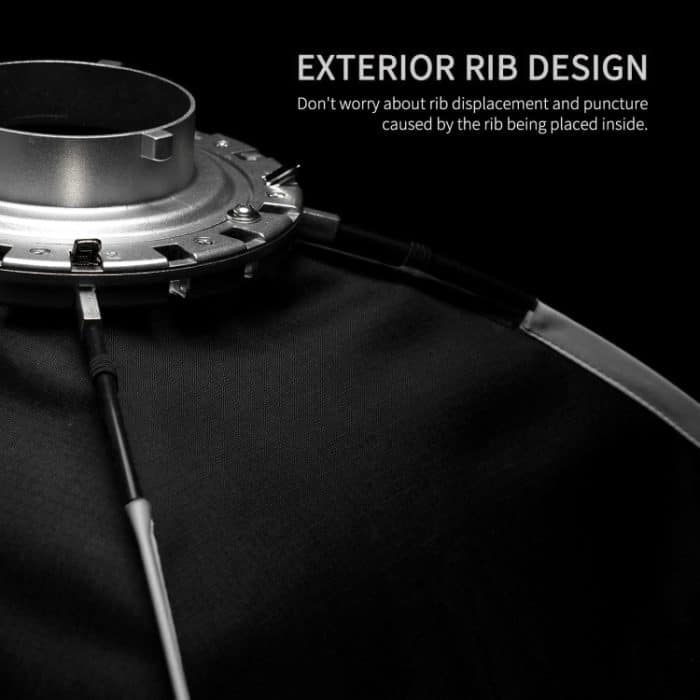 FEELWORLD FSR90 60x90cm rechteckiger Softbox Schnellverschluss Bowens Mount Diffusor – Bild 4