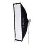 FEELWORLD FSR120 30 x 120 cm rechteckiger Softbox-Diffusor mit Schnellverschluss für die Bowens-Montage