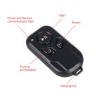 YELANGU L4X Kamera 3-Rad Dolly II Electric Track Slider 3-Rad Video Riemenscheibe Rollendes Dolly Auto mit Fernbedienung für DSLR / Heim-DV-Kameras, GoPro, Smartphones, Last: 3 kg (grau) – Bild 15