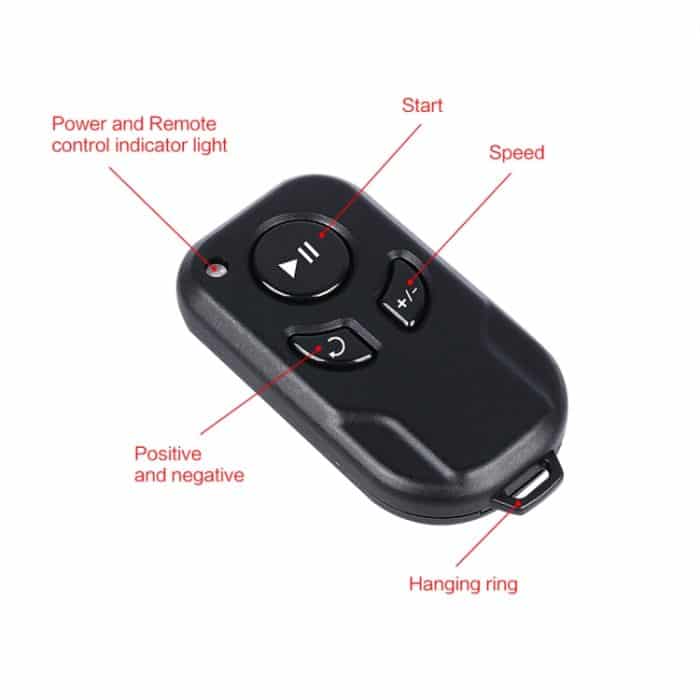 YELANGU L4X Kamera 3-Rad Dolly II Electric Track Slider 3-Rad Video Riemenscheibe Rollendes Dolly Auto mit Fernbedienung für DSLR / Heim-DV-Kameras, GoPro, Smartphones, Last: 3 kg (grau) – Bild 15