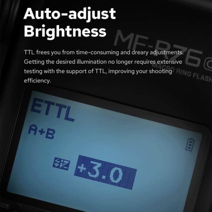 Godox MF-R76C TTL-Makro-Ringblitz für Canon – Bild 3