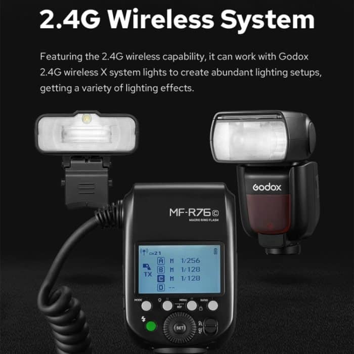 Godox MF-R76S TTL-Makro-Ringblitz für Canon – Bild 6