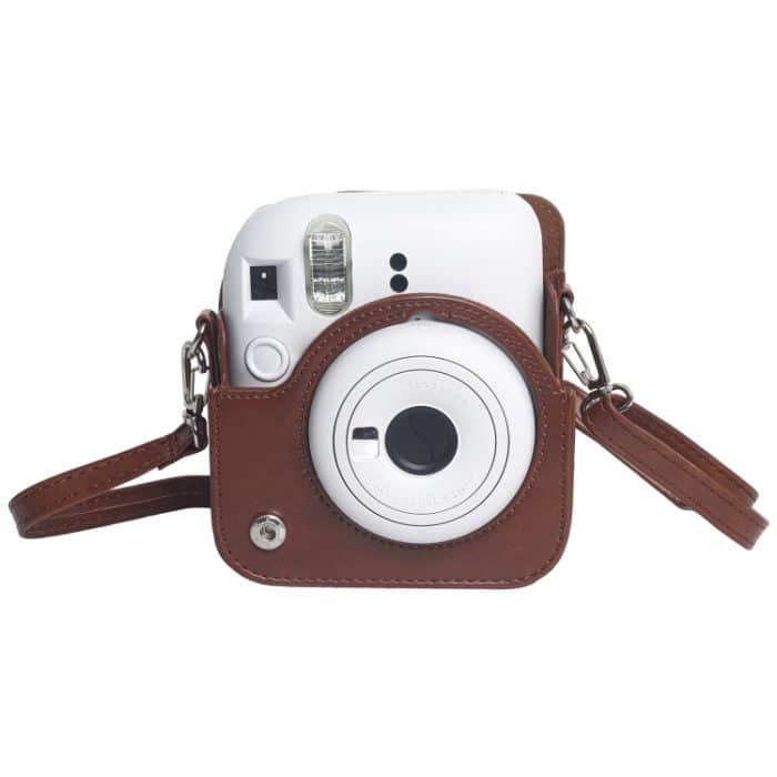 Für FUJIFILM Instax mini 12 Ledertasche Ganzkörper-Kameratasche mit Schultergurt, For FUJIFILM Instax mini 12 – Bild 5