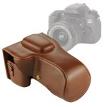 Ganzkörperkamera-PU-Ledertasche für Canon EOS 760D / 750D (18-135-mm-Objektiv), For EOS 760D