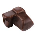 Ganzkörper-Kameratasche aus PU-Leder mit Trageriemen für Sony NEX 5N / 5R / 5T (16-50 mm / 18-55 mm Objektiv), For Sony NEX 5N – Bild 2