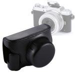 Ganzkörper-Kameratasche aus PU-Leder mit Trageriemen für Panasonic Lumix GF7 / GF8 / GF9 (12-32 mm / 14-42 mm Objektiv), For Lumix GF7