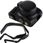 Ganzkörper-Kameratasche aus PU-Leder mit Trageriemen für Panasonic Lumix GF7 / GF8 / GF9 (12-32 mm / 14-42 mm Objektiv), For Lumix GF7 – Bild 5