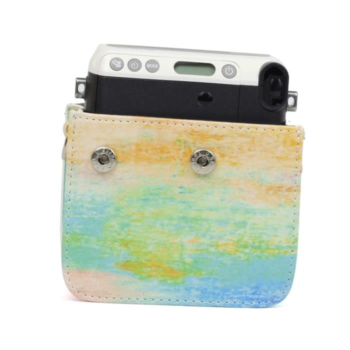 Regenbogen Ölgemälde Muster PU Leder Schutzkamera Fall Tasche Für FUJIFILM Instax Mini70 Kamera – Bild 4