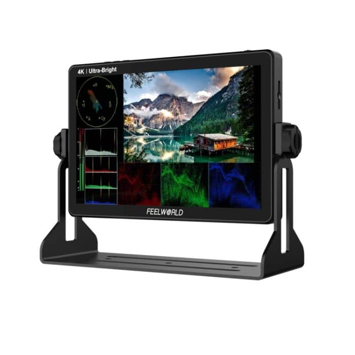 DCA2503AU.jpg FEELWORLD LUT11H 10,1 Zoll ultraheller 2000nit DSLR-Kamera-Feldmonitor Touchscreen 4K HDMI F970 Externe Stromversorgung und Installationskit, LUT11H – Bild 1
