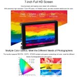 FEELWORLD SH7 7-Zoll ultraheller 2200nit On-Camera-Monitor SDI HDMI Cross Conversion – Bild 4