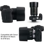 ET-77 Lens Hood Shade for Canon RF 85mm f/2 Macro IS STM Lens, ET-77 – Bild 5