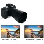 ET-77 Lens Hood Shade for Canon RF 85mm f/2 Macro IS STM Lens, ET-77 – Bild 6