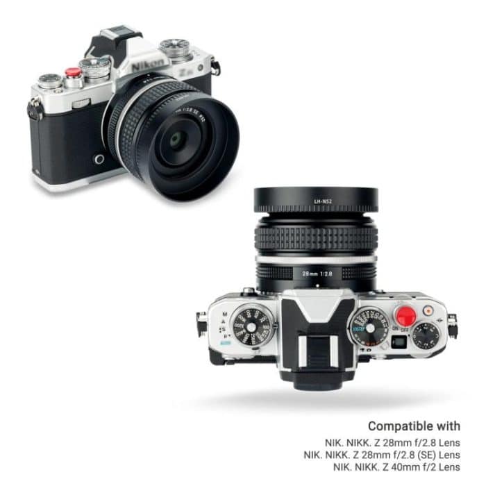 LH-N52 Lens Hood Shade for Nikon Z 28mm F2.8/Z 40mm F2 lens, LH-N52 – Bild 4