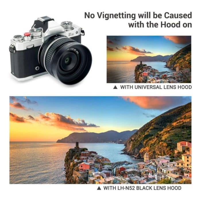 LH-N52 Lens Hood Shade for Nikon Z 28mm F2.8/Z 40mm F2 lens, LH-N52 – Bild 7