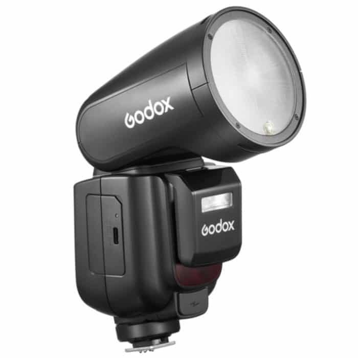 DCA2556B.jpg Godox V1Pro TTL Li-Ionen-Blitzlicht mit rundem Kopf – Bild 1