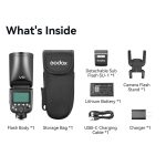 Godox V1Pro TTL Li-Ionen-Blitzlicht mit rundem Kopf – Bild 8