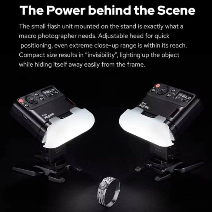 Godox MF12-K2 Makro-Blitz 2-Licht-Kit 2,4 GHz kabelloses Kontrolllicht, MF12-K2 – Bild 6