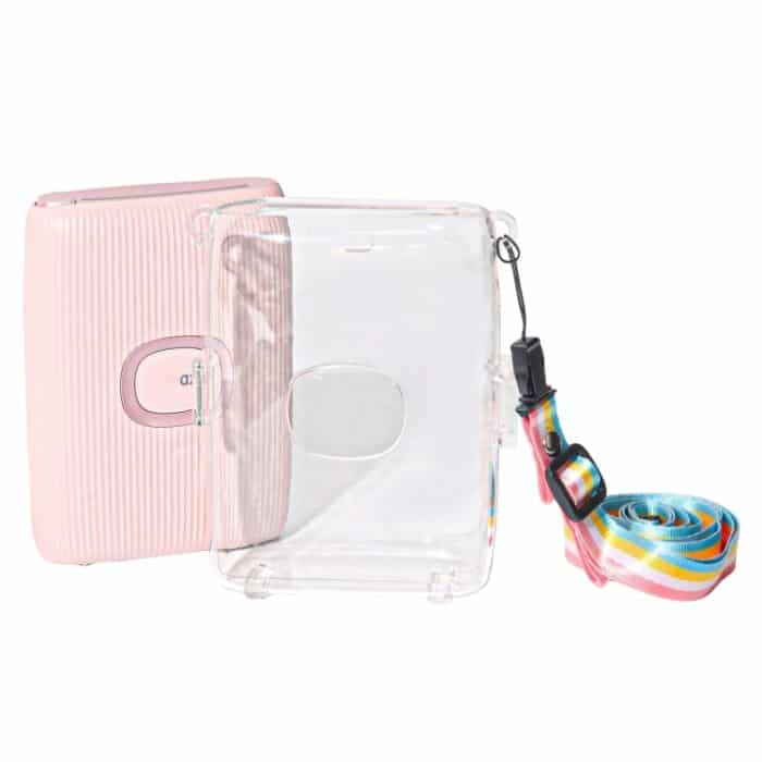 DCA2565T.jpg Für FUJIFILM Instax mini Link 2 Crystal Hard Case Kameratasche mit Schultergurt, For FUJIFILM Instax mini Link 2 – Bild 1
