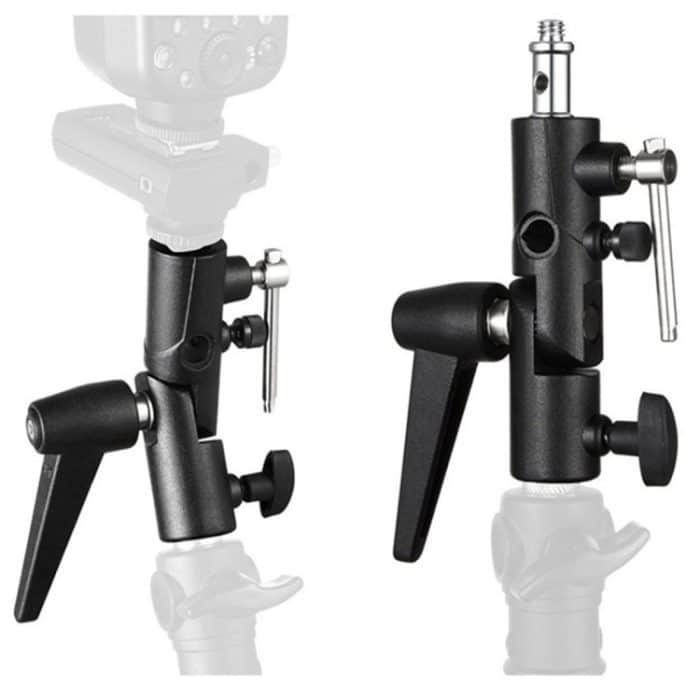 H Typ Multifunktionale Blitzlichtständer-Regenschirmhalterung, maximale Belastung: 3 kg – Bild 7