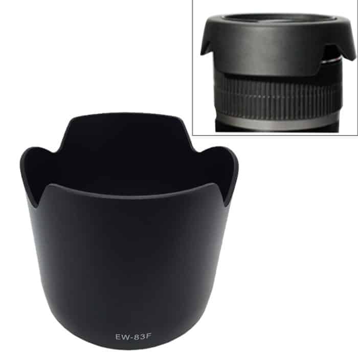 DCA2577.jpg EW-83F Lens Hood Shade für Canon Kamera EF 24-70 mm 1: 2,8L USM I Objektiv – Bild 1
