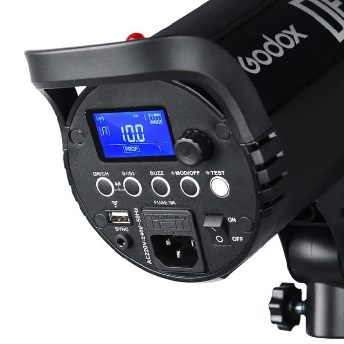 Godox DE300II 300Ws Studio-Blitzlicht Strobe Lampe Kopf Bowens Mount Speedlight, DE300II – Bild 5