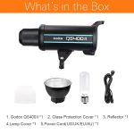 Godox QS400II Strobe Studio-Blitzlicht 400Ws Bowens-Montierung Hochgeschwindigkeits-Blitz – Bild 9