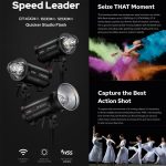 Godox QT400IIM Strobe Studio-Blitzlicht 400Ws Bowens-Montierung Hochgeschwindigkeits-Blitz, QT400III – Bild 5