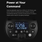 Godox QT400IIM Strobe Studio-Blitzlicht 400Ws Bowens-Montierung Hochgeschwindigkeits-Blitz, QT400III – Bild 7