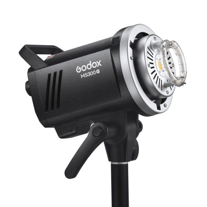 Godox MS300-V Studio-Blitzlicht 300Ws Bowens Mount Strobe Light mit Lampenabdeckung, MS300-V – Bild 2