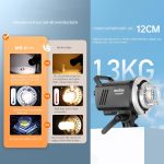 Godox MS300-V Studio-Blitzlicht 300Ws Bowens Mount Strobe Light mit Lampenabdeckung, MS300-V – Bild 4